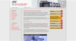 Desktop Screenshot of opc-gmbh.de