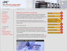 Tablet Screenshot of opc-gmbh.de